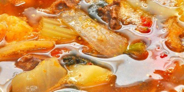 домашняя похлебка с мясом