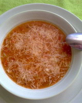 Фасолевая похлебка с овощами