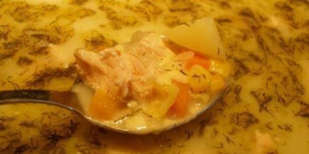 финская похлебка с кукурузой