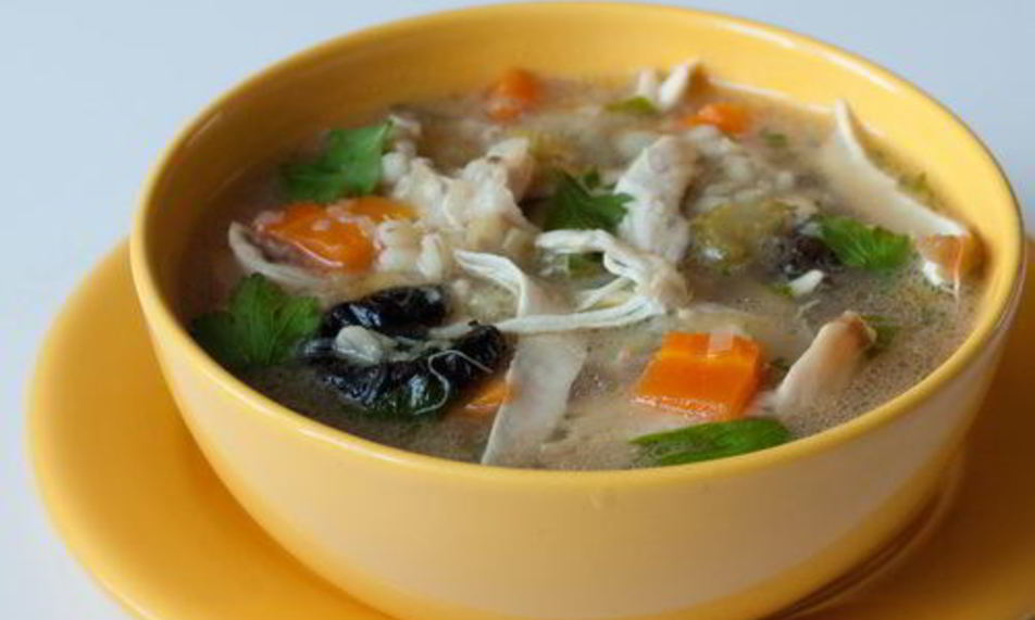 Рецепт густой похлебки с курицей и пореем