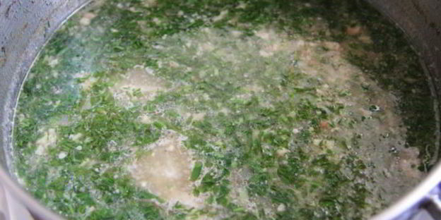 куриная похлебка с грецкими орехами