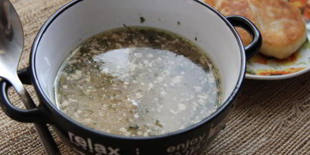 куриная похлебка с грецкими орехами