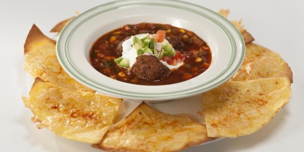 мексиканская похлебка с мясными шариками