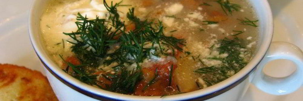 Наваристая похлебка с грибами