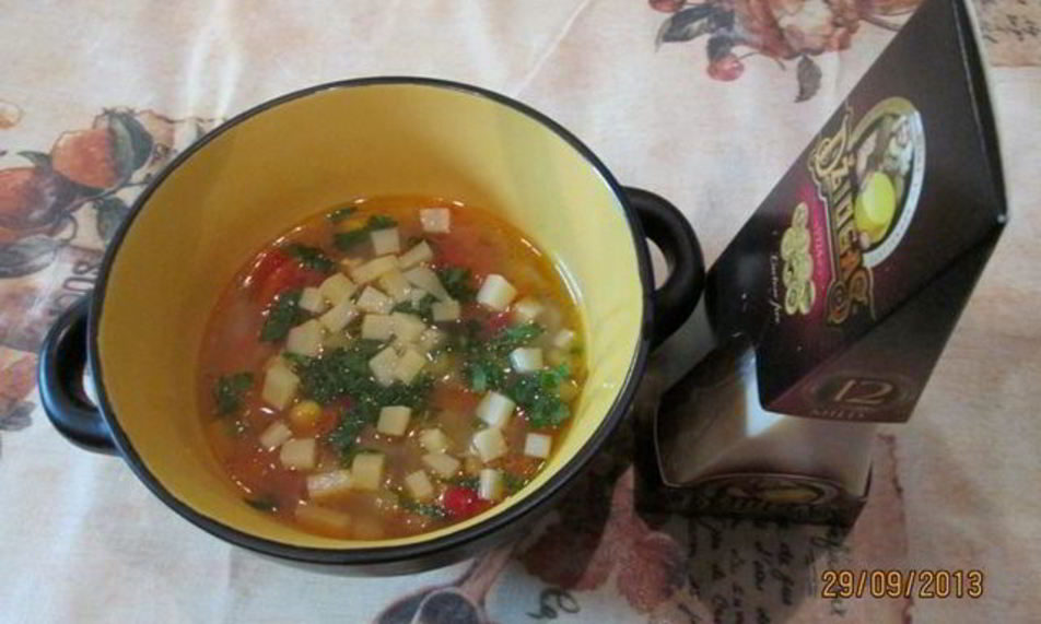 Рецепт осенней похлебки с сыром джюгас