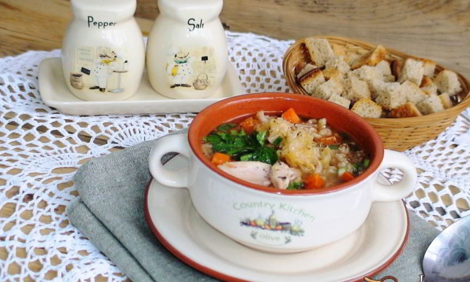 Рецепт похлебки иза перлового круп с индейкого