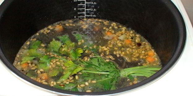 похлебка из перловой крупы с индейкой