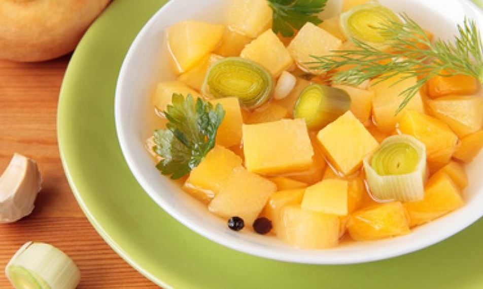 Рецепт похлебки из репы с пореем и чесноком