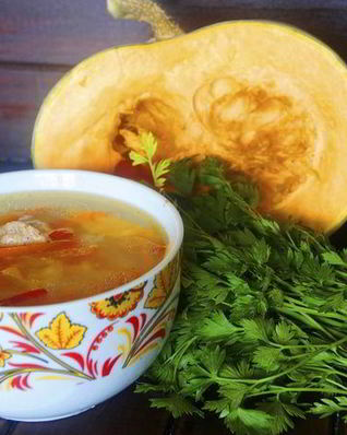 Шотландская похлебка с тыквой