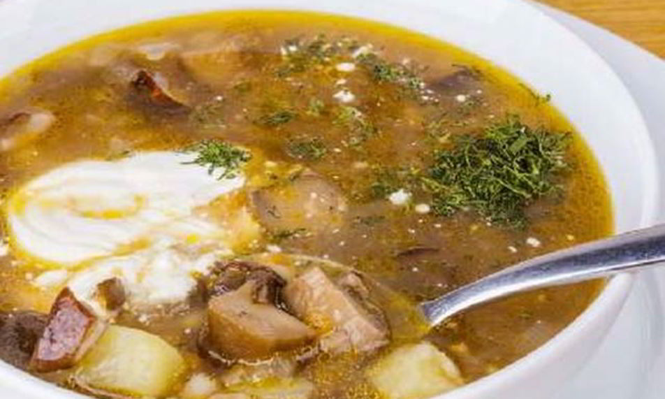Рецепт нежного грибного рассольника