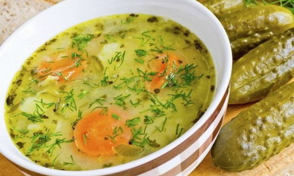 Рецепт постного рассольника с перловкой