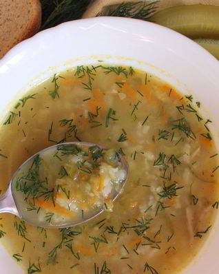 Рассольник без перловки