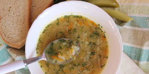 рассольник без перловки