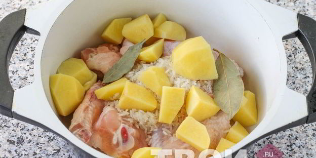 рассольник на курином бульоне