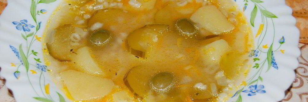 Рассольник постный