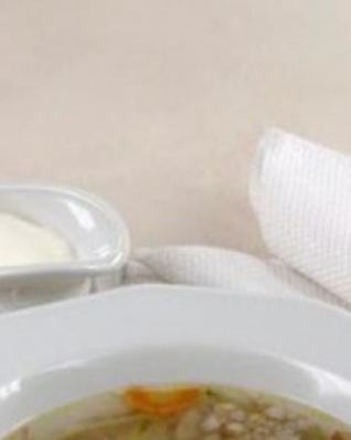 Рассольник рыбный с гречневой крупой