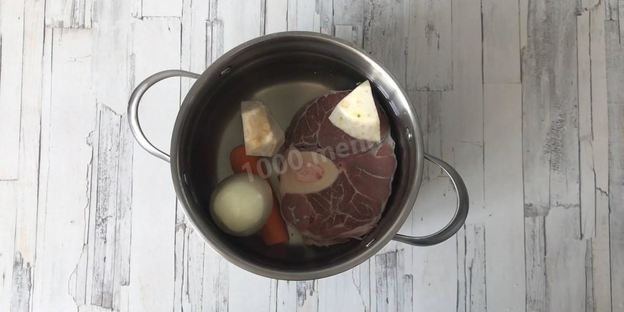 рассольник с говядиной