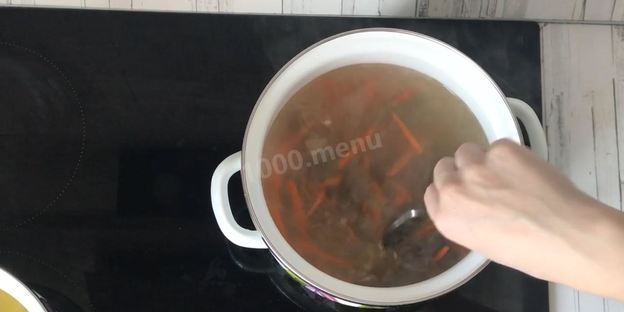 рассольник с говядиной