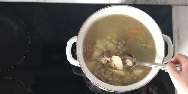 рассольник с говядиной