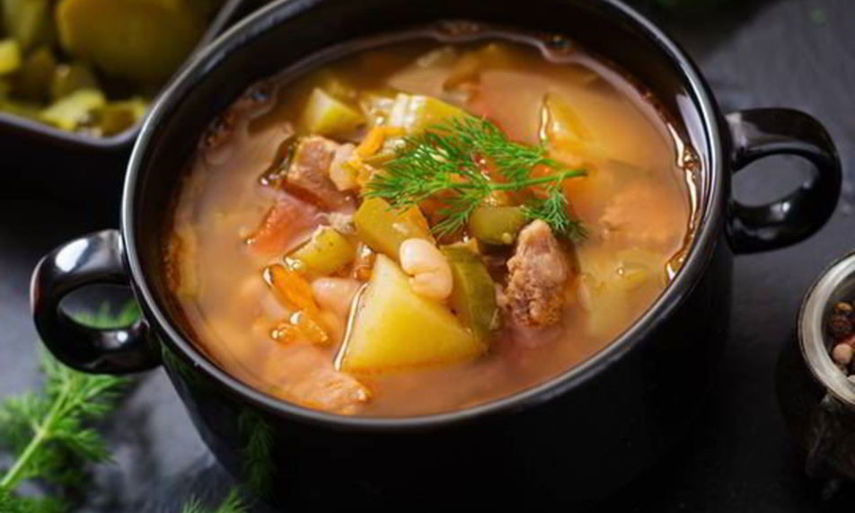 Рецепт рассольника с грудинкой