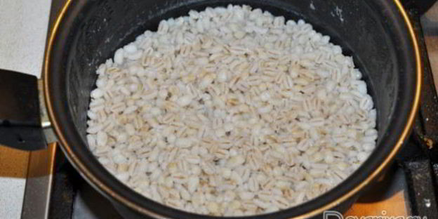 рассольник с куриными потрошками