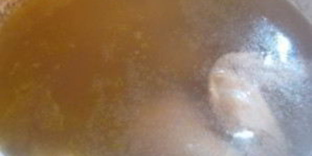 рассольник с курицей и перловкой