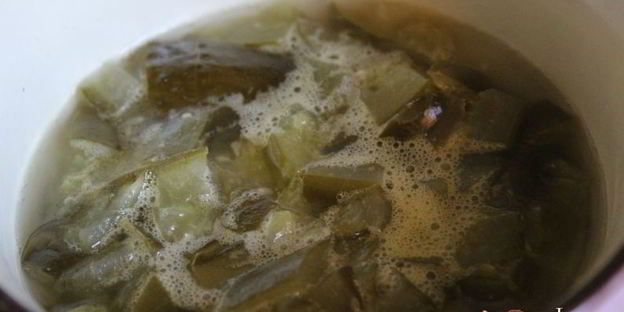 рассольник с маслятами и ветчиной