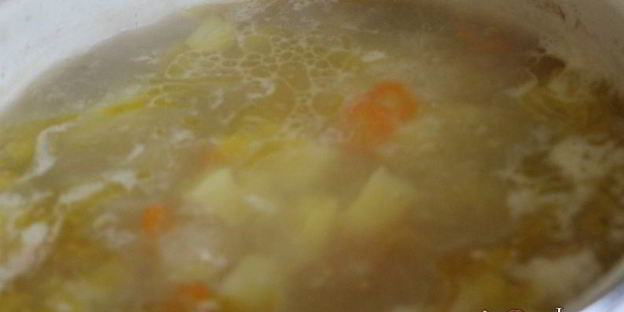 рассольник с многозерновыми хлопьями