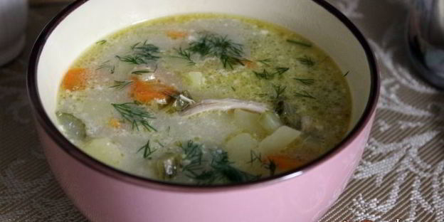 рассольник с многозерновыми хлопьями