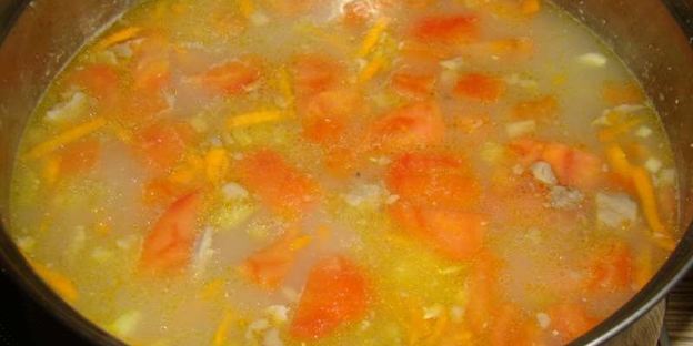 рассольник с мясом