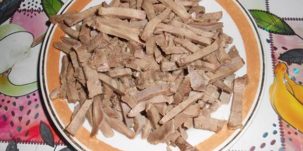 рассольник с рисом и языком