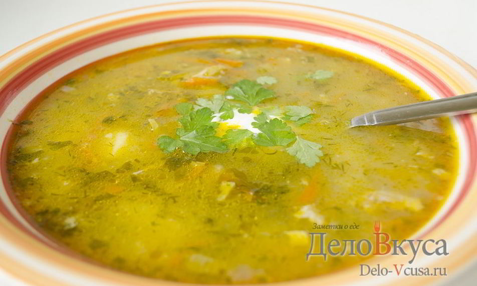 Рецепт супа рассольник с рисом