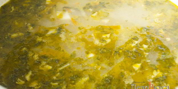 суп рассольник с рисом