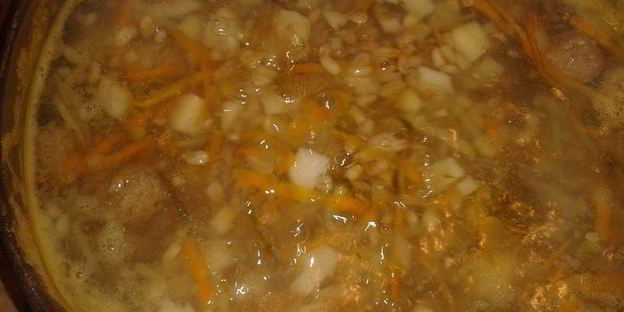 суп рассольник