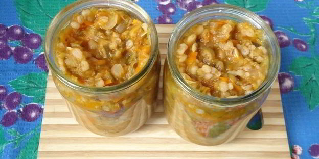 заготовка рассольника на зиму