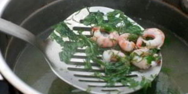 рыбный суп с морепродуктами