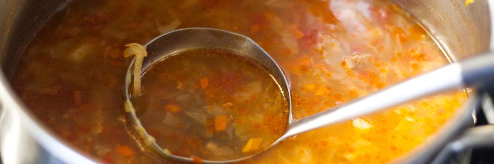 Домашние щи из свежей капусты