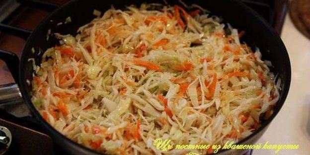 постные щи из квашеной капусты