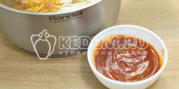 постные щи с капустой и грибами