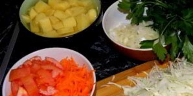 щи без мяса