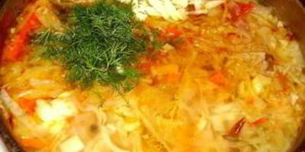 щи без мяса