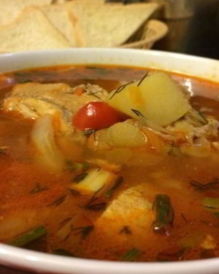 Щи из кролика