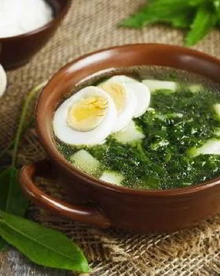 Щи из щавеля