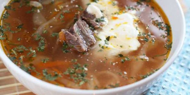 щи из свежей капусты с говядиной