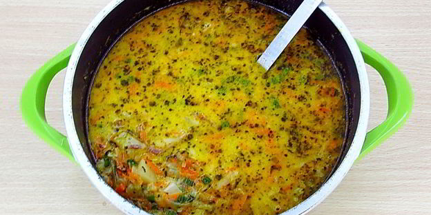 щи из свежей капусты с плавленым сыром