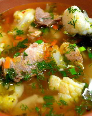 Щи из цветной капусты