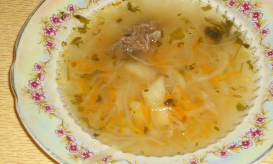 Рецепт щей кислых с говядиной
