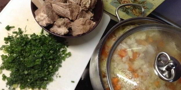 щи летние телячьи нежности