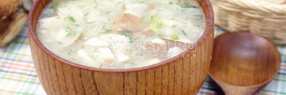 Щи с грибами