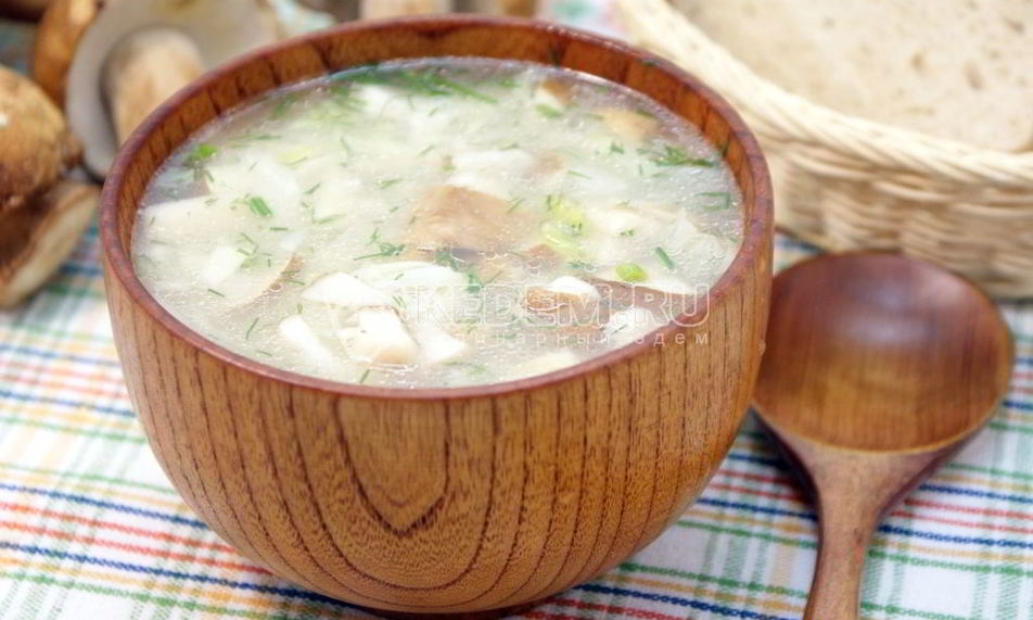 Рецепт щей с грибами